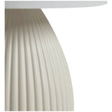 BHS Allium ceramic table lamp pair in cream, UK version