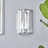 Argos BHS Spa Curv Metal Bathroom Wall Light Chrome H20.5cm W16cm- Buy online at McGrocer
