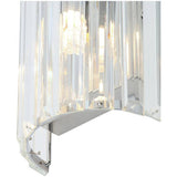 BHS Spa Curv chrome bathroom wall light, UK version