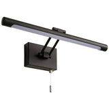 BHS bathroom wall light LED black finish, UK version