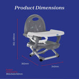 Chicco Pocket Snack booster seat grey (British brand)