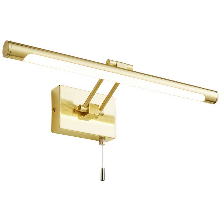 BHS LED bathroom wall light brass - British product