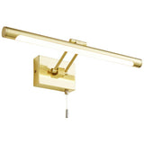 BHS LED bathroom wall light brass - British product