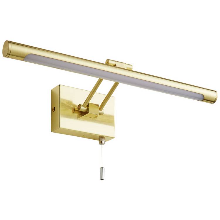 BHS LED bathroom wall light brass - British product