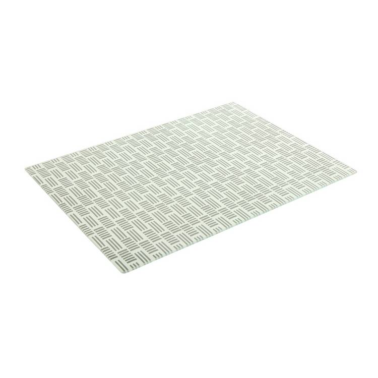 Argos Home patterned glass worktop saver 39.5x29.5cm, imported from the UK