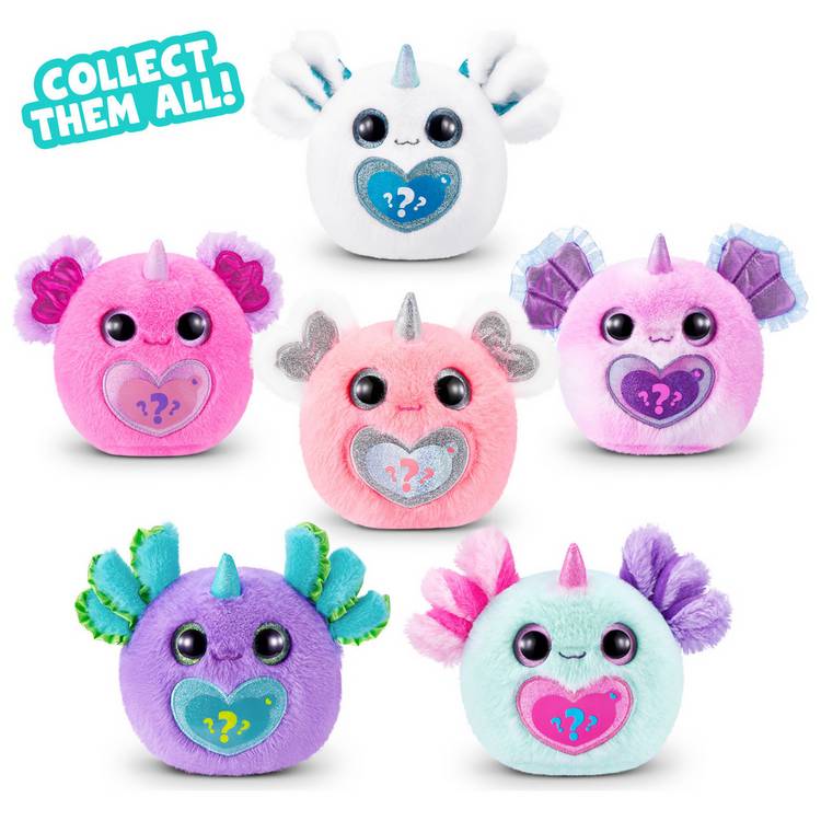 Rainbocorns Axolotlcorn Surprise plush toy, UK version