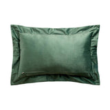 Argos Home velvet cushion sage green robin holly 50x30cm (British brand)