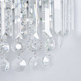 BHS Monroe chrome wall light with glass prisms - British product