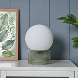 Argos BHS Orbi Opal Glass Table Lamp Green- Buy online at McGrocer