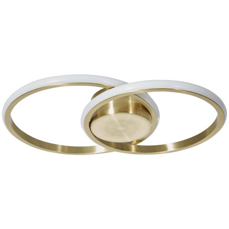 BHS brass LED wall light 29cm, UK version