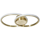 BHS brass LED wall light 29cm, UK version