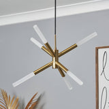 Argos BHS Sputnik Metal 6 Light Ceiling Light - Brass- Buy online at McGrocer