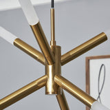 BHS Sputnik brass ceiling light 6 arms, imported from the UK