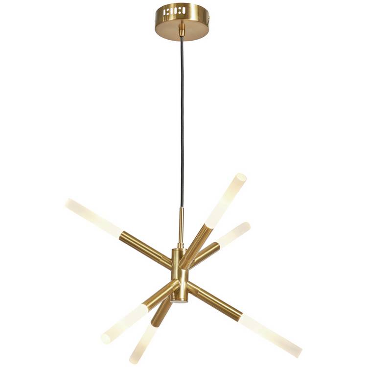 BHS Sputnik brass ceiling light 6 arms, imported from the UK