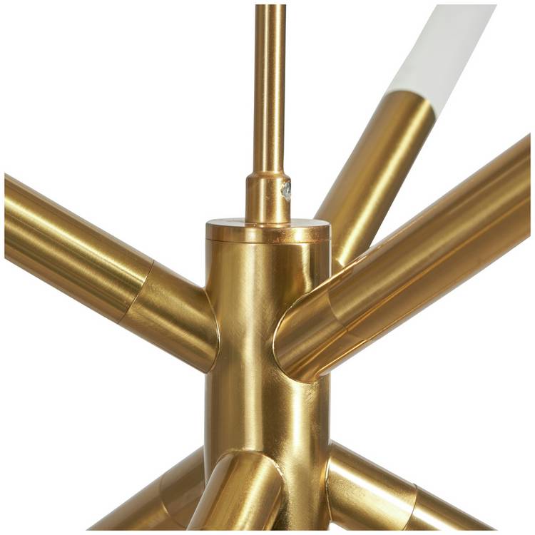BHS Sputnik brass ceiling light 6 arms, imported from the UK