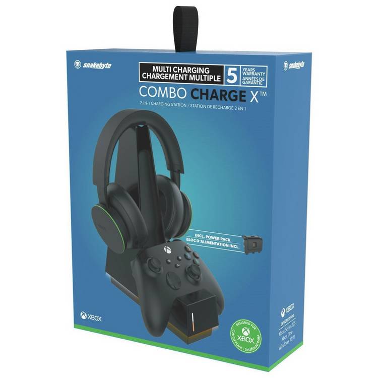 Snakebyte Combo Charge X charging station for Xbox, imported from the UK