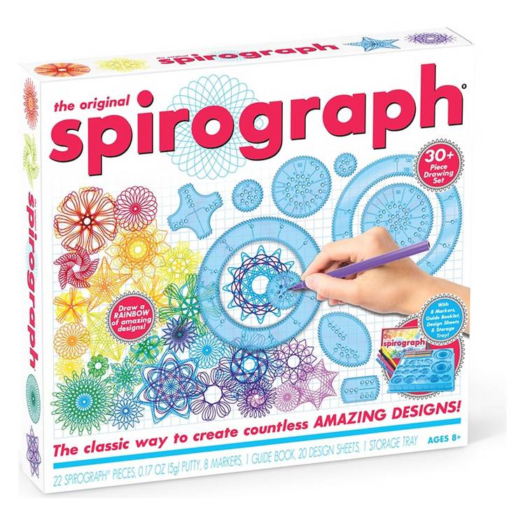 Spirograph original art set with pens and wheels (British brand)