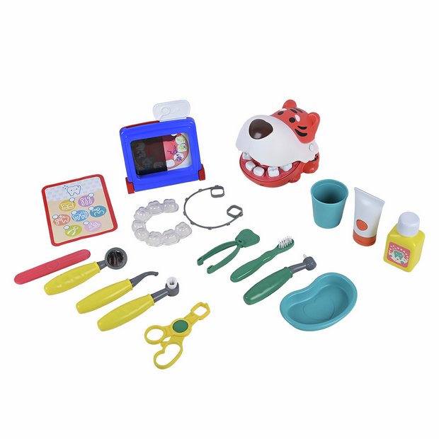 Chad Valley dentist set wooden toy - British product