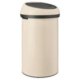 Brabantia 60L touch top bin soft beige - British product