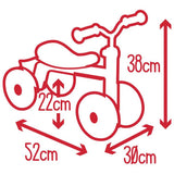 Smoby Rookie Ride On red toddler ride on toy (British brand)