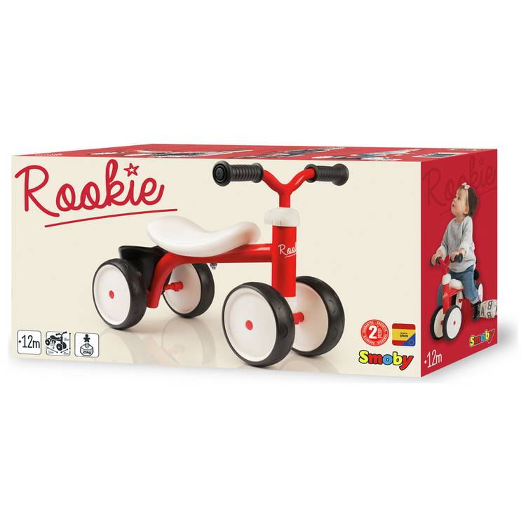 Smoby Rookie Ride On red toddler ride on toy (British brand)