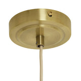 Argos Home petal glass pendant ceiling light brushed brass, imported from the UK
