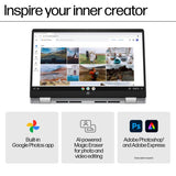 HP Chromebook x360 14in touchscreen laptop - British product