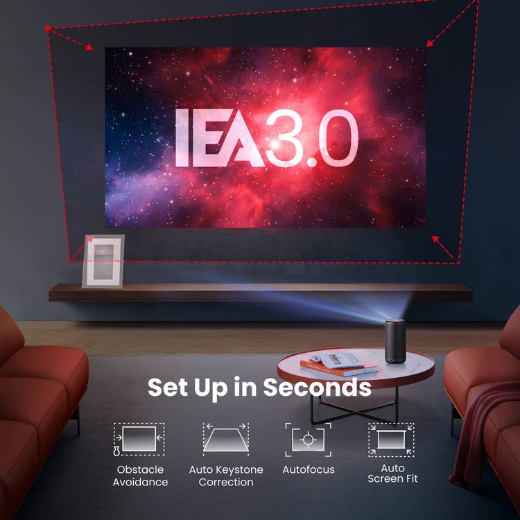 Nebula Capsule 3 1080p mini projector with stand - British product