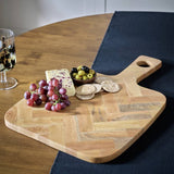 Argos Habitat Mango Wood Parquet Serve Board- Buy online at McGrocer