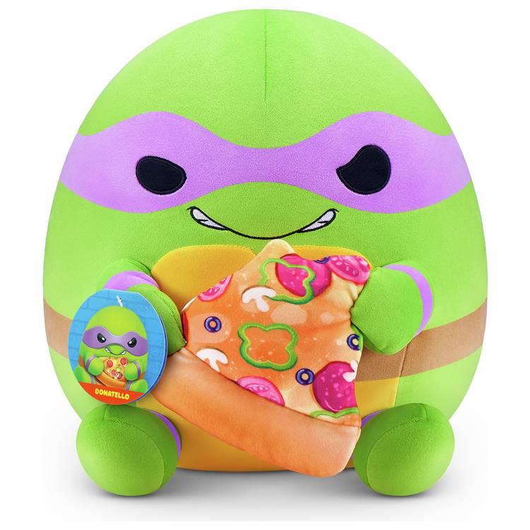 Snackles Donatello plush toy 14 inches, imported from the UK