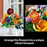 LEGO Botanicals Flower Arrangement building set 1161 pieces, imported from the UK
