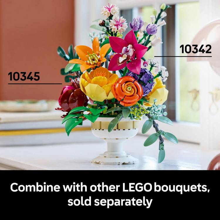 LEGO Botanicals Flower Arrangement building set 1161 pieces, imported from the UK