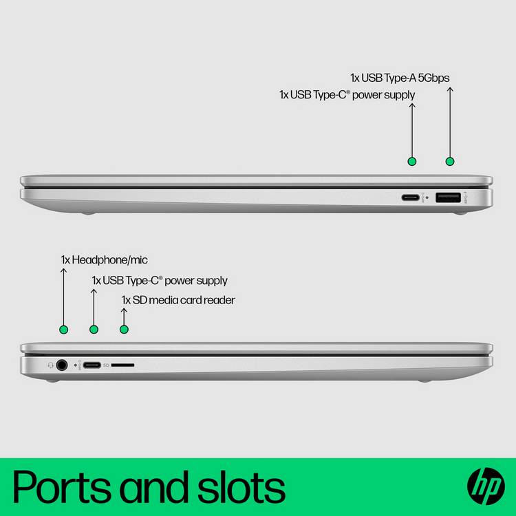 HP Chromebook 15.6 inch Intel N100 4GB 128GB - British product