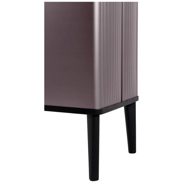 Curver Verto touch top kitchen bin 54L pearl rose, UK version