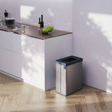 Curver grey 54 litre recycling bin - British product