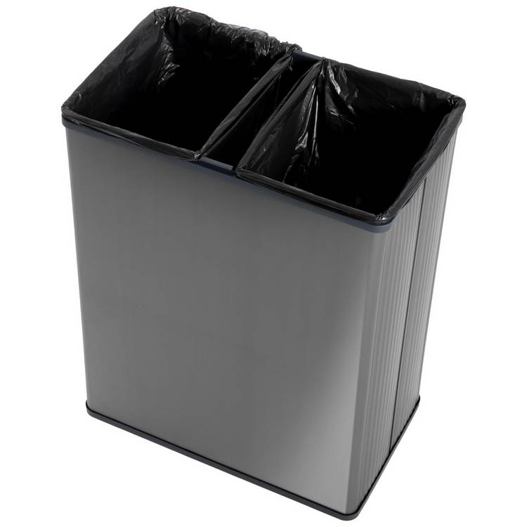 Curver grey 54 litre recycling bin - British product