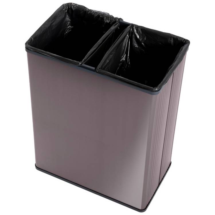 Curver Verto recycling bin 54L Pearl Rose (British brand)