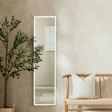 Home Essentials full length wall mirror white frame 120x30cm (British brand)