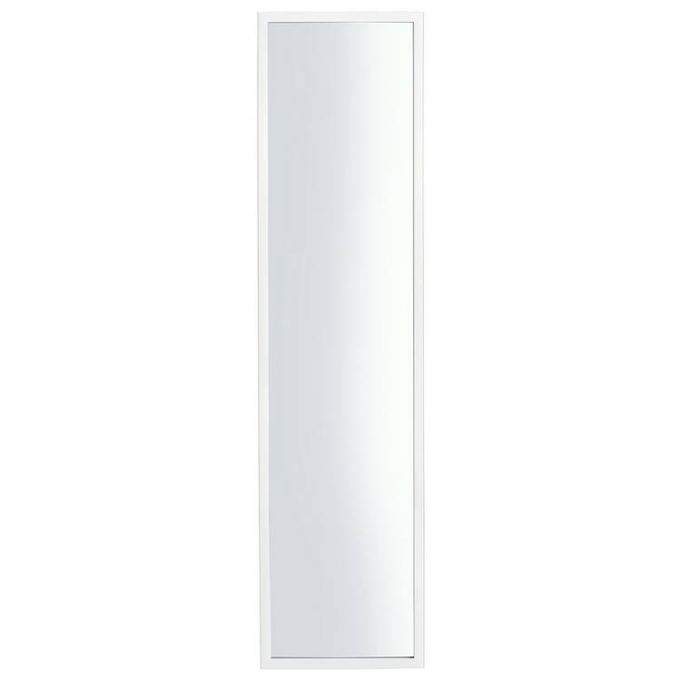 Home Essentials full length wall mirror white frame 120x30cm (British brand)