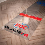 Winmau Clearzone dart mat with oche, UK version