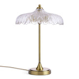 Argos Home petal glass table lamp brushed brass, UK version