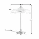 Argos Home petal glass table lamp brushed brass, UK version