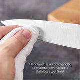 Tower small soft grip chef's knife black silver (British brand)