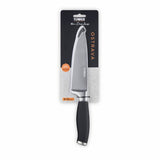 Tower small soft grip chef's knife black silver (British brand)