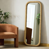 Argos Habitat Rattan Full Length Wall Mirror - 150x60cm- Buy online at McGrocer
