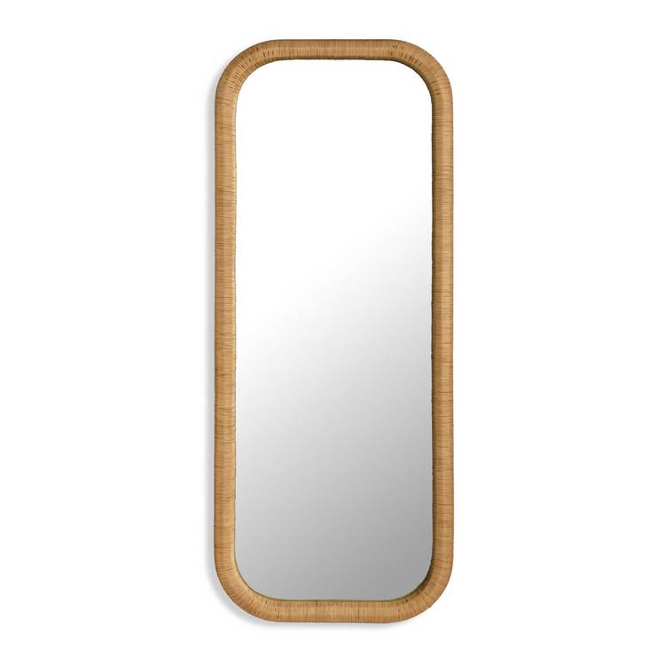 Habitat rattan full length wall mirror 150x60cm, UK version