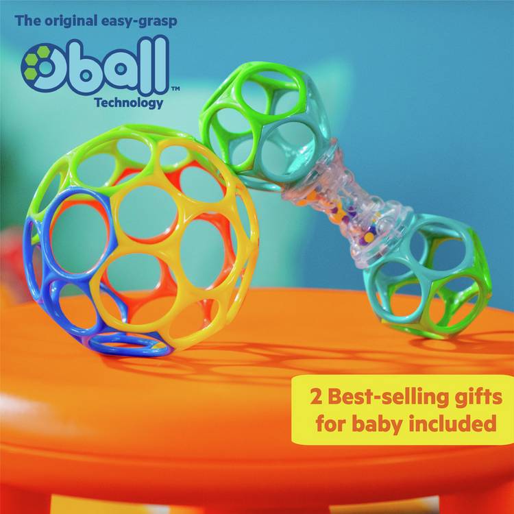 Bright Starts Grasp the Day Oball rattle toy set - British product