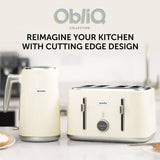 Breville Obliq cream 4-slice toaster, UK version