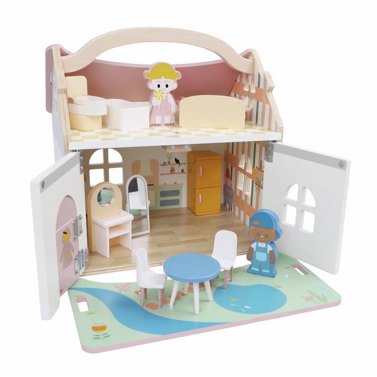 Chad Valley doll house fully furnished toy, imported from the UK