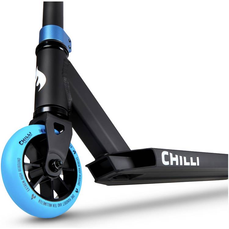 Chilli Pro Base beginner stunt scooter blue (British brand)